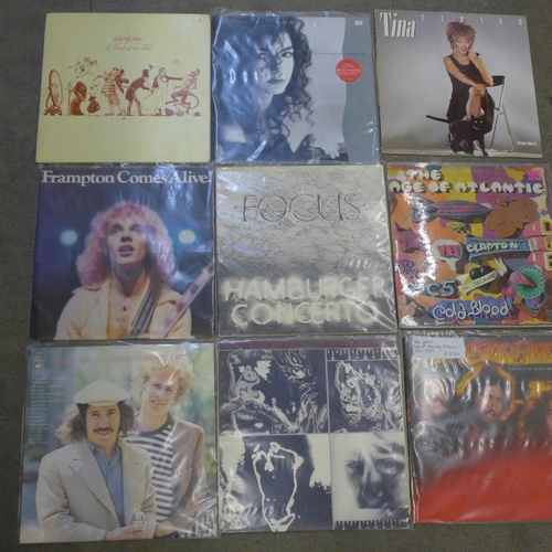 674 - Twelve LP records, mainly 1970s and 1980s