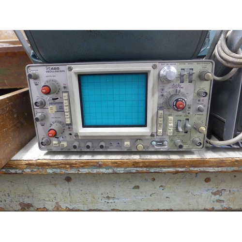 2015 - An oscilloscope bundle comprising a Telequipment D61, a Philips PM3260 and a Textronicx 405