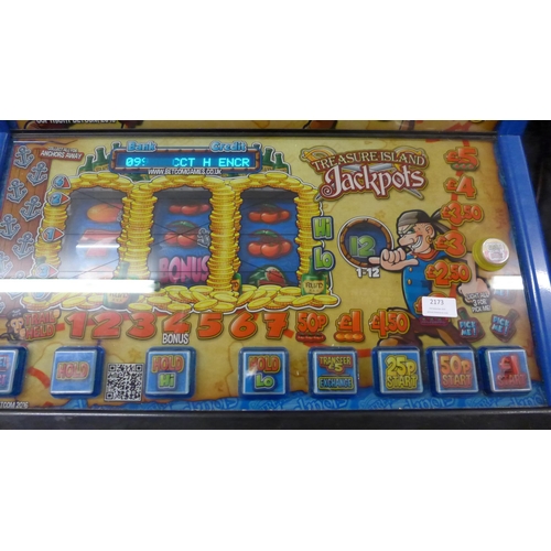 2173 - Treasure island fruit machine with keys (jackpot £100)