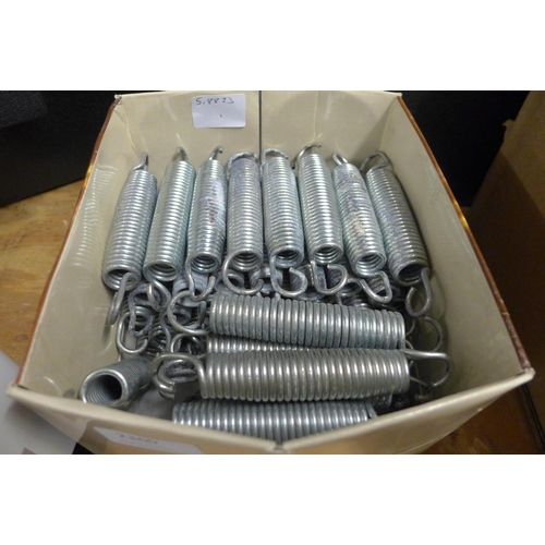 2360 - A box of approx. 50 new and unused trampoline springs