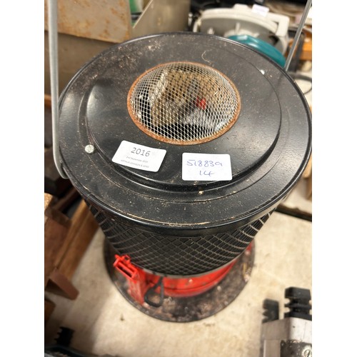 2016 - A red camping/ greenhouse paraffin heater