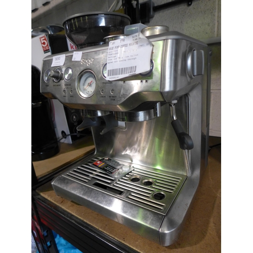 3030 - Sage Pump Coffee Machine, Original RRP £449.99 + vat (302-387)  * This lot is subject to vat