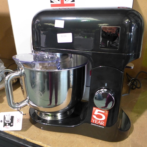 3034 - Kenwood Kmix Standmixer - model no Bkmx750Ab , Original RRP £199.99 + vat                           ... 