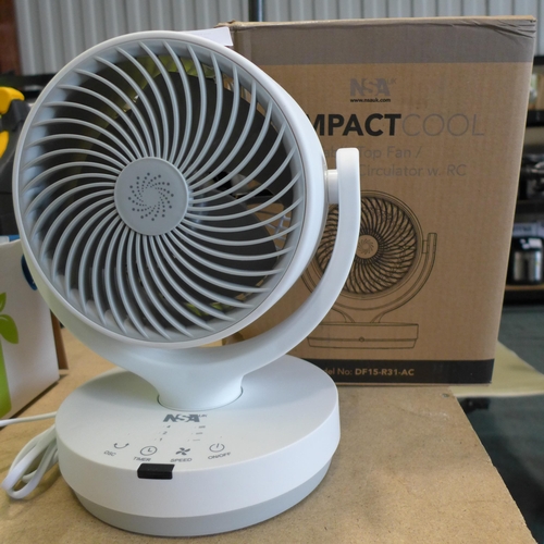 3055 - NSA Compact Cool Circulating Fan - No Remote   (302-126)  * This lot is subject to vat