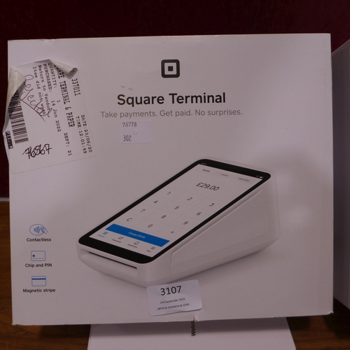 3107 - Square Terminal, Original RRP £144.99 + vat                 (302-400)  * This lot is subject to vat