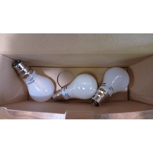 3110 - Command Damage Hooks and Feit A60 100W  Dimmable Bulbs (302-205,207)  * This lot is subject to vat