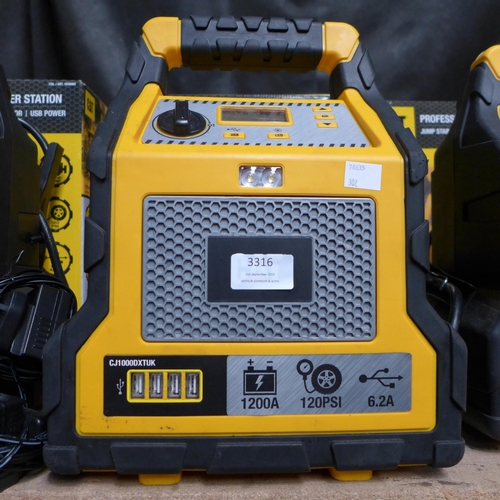 3316 - Cat Jump Starter 1200 Amp (302-228)  * This lot is subject to vat