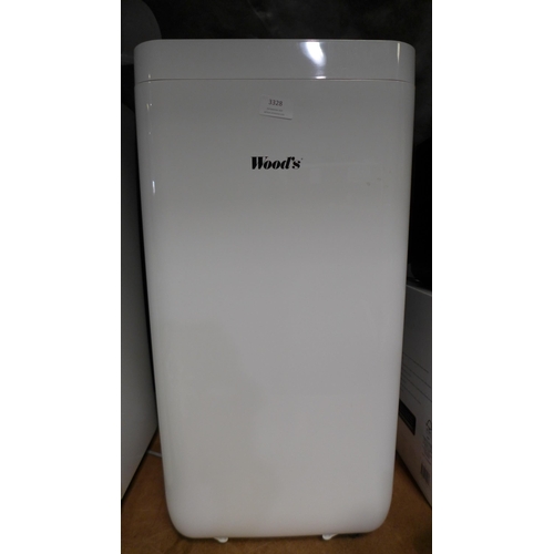 3328 - Woods Air Conditioner with Remote. Original RRP £249.99 + vat                                       ... 