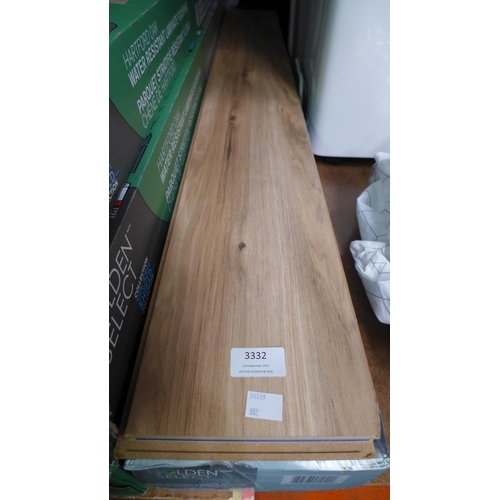 3332 - Laminate Flooring in Toasted Almond   (302-211)  * This lot is subject to vat