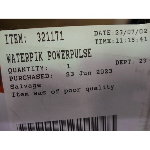 3340 - Two Waterpik Powerpulse Shower Heads & Hoses  (302-335,336)  * This lot is subject to vat