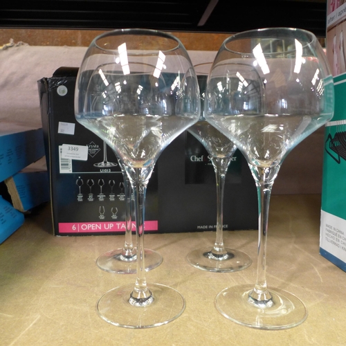 3349 - C&S 55cl Open-Up Wine Glasses  (302-216)  * This lot is subject to vat