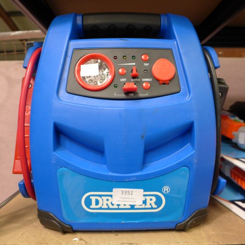 3351 - Draper 12V Jump Starter  (302-202)  * This lot is subject to vat