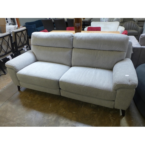 1469 - A Grace silver fabric large 2 seater recliner sofa, original RRP £874.99 + vat (4180-32) *This lot i... 