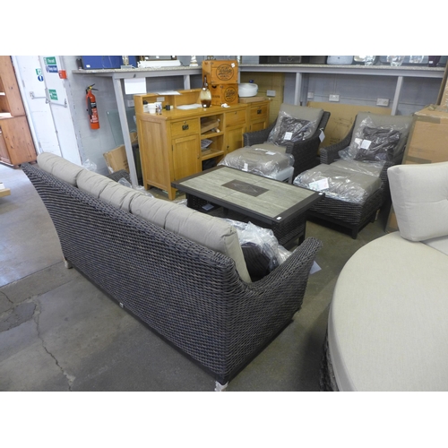 1507 - An Agio Mckenzy 6 piece woven deep seating set, original RRP £1999.99 + vat (4180-29) *This lot is s... 