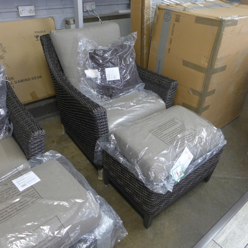 1507 - An Agio Mckenzy 6 piece woven deep seating set, original RRP £1999.99 + vat (4180-29) *This lot is s... 