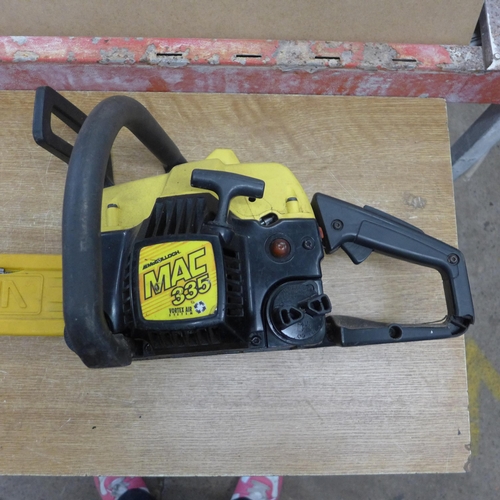 2006 - A McCulloch Mac 335 petrol chainsaw