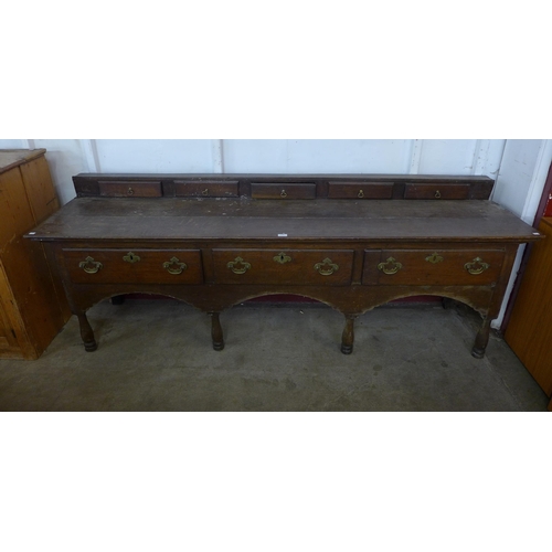 118 - A George II oak dresser