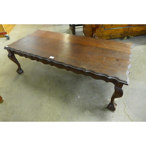 126 - An eastern hardwood coffee table