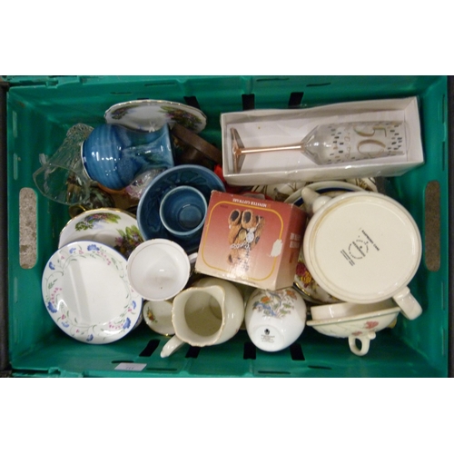 332 - Four boxes of assorted china