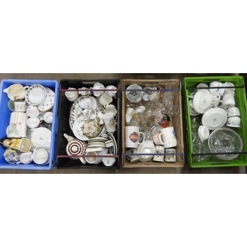 333 - Four boxes of assorted china