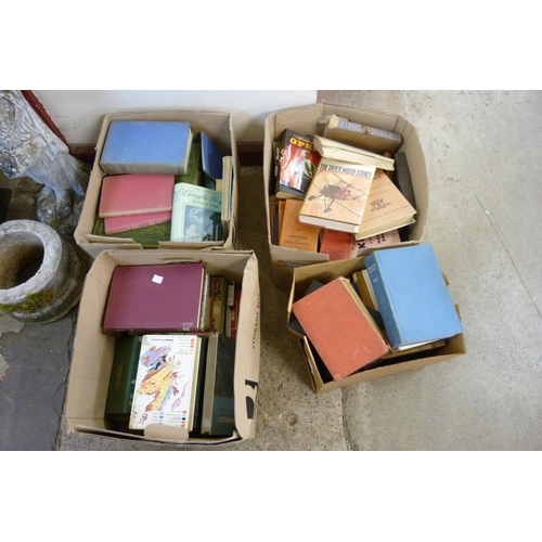 334 - Four boxes of 20th Century hardback books