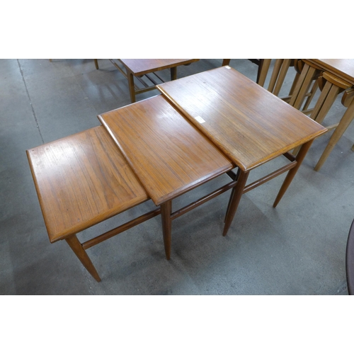 58 - A Danish teak nest of tables