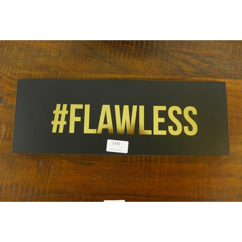 1305 - A Flawless gold foil plaque (1863801)   #