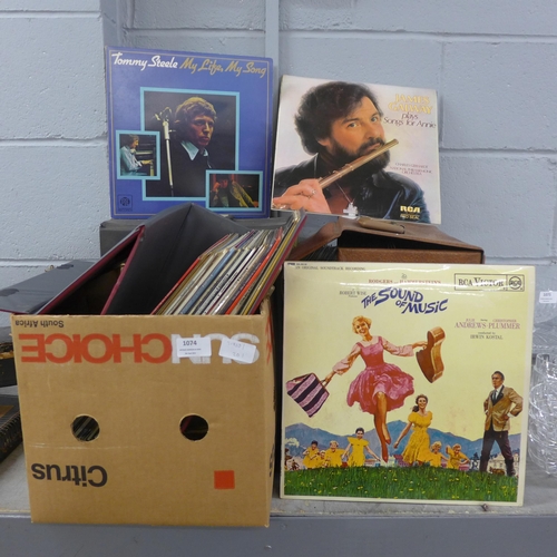 1074 - A collection of easy listening LP records **PLEASE NOTE THIS LOT IS NOT ELIGIBLE FOR POSTING AND PAC... 