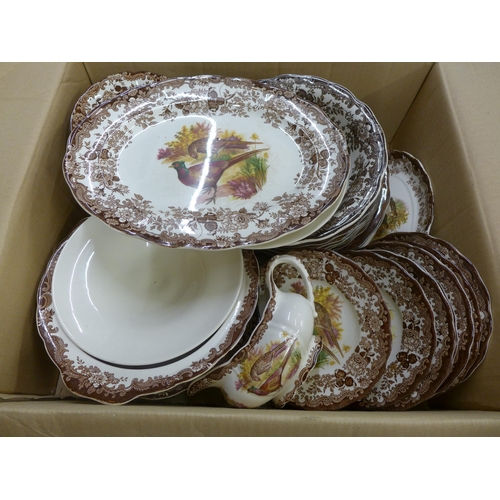 1081 - Two Edwardian tea sets; Palissy Game and one other **PLEASE NOTE THIS LOT IS NOT ELIGIBLE FOR POSTIN... 