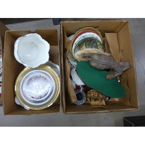 1094 - Four boxes of assorted china and household items **PLEASE NOTE THIS LOT IS NOT ELIGIBLE FOR POSTING ... 