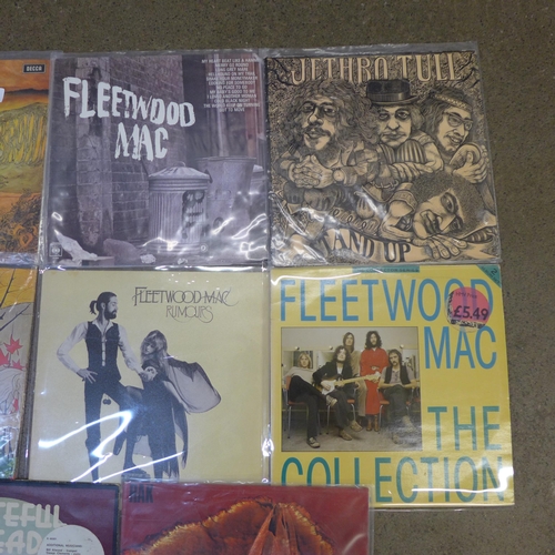 661 - Eight 1960s prog rock LP records including Fleetwood Mac and Savoy Brown