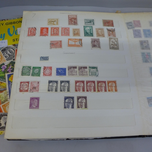 666 - Two albums of stamps