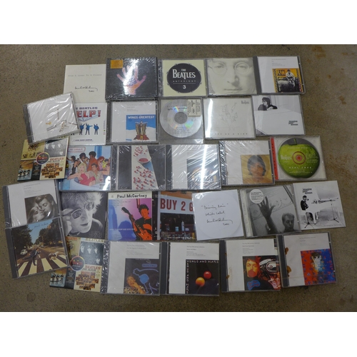 699 - The Beatles promotional CDs, some sealed including Help, McCartney Anthology, etc. (30)