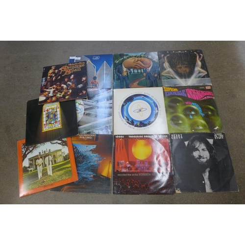 704 - Twelve mainly Prog Rock LP records including Yes, Adam Parsons, Tangerine Dream, Barclay James Harve... 