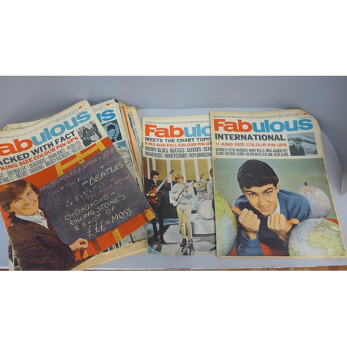 723 - Pop music; 1960s Fabulous Magazines, (45)