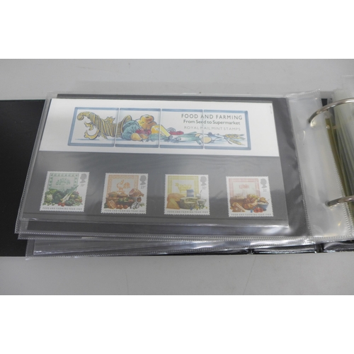 741 - Stamps; an album of GB presentation packs (40)