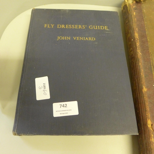 742 - T.E. Lawrence, Seven Pillars of Wisdom, Fly Dressers' Guide by John Veniard and one volume, Old Engl... 