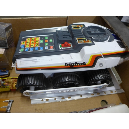 753 - A Bigtrak electronic vehicle and other die-cast model vehicles; two Franklin Mint, Atlas Editions an... 