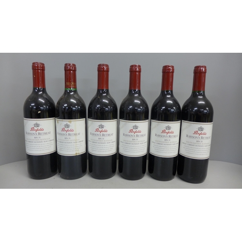 782 - Six bottles of Penfolds Rawson's Retreat Cabernet Sauvignon