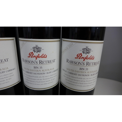 782 - Six bottles of Penfolds Rawson's Retreat Cabernet Sauvignon