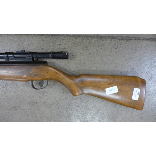 788 - A Falcon .22 air rifle with 4x15 scope