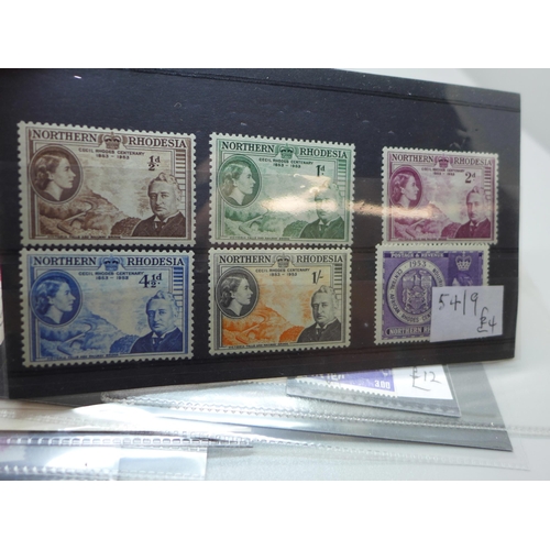 798 - Stamps; worldwide stamps on stock cards, all identified and catalogued in excess of £1,000