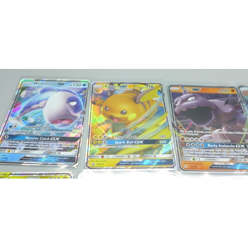 802 - Ten holo Pokemon cards