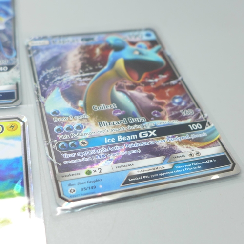 802 - Ten holo Pokemon cards