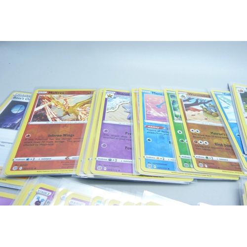 806 - 84 Holo and reverse holo Pokemon cards, from sets Celebrations, Evolving Skies, Brilliant Starts inc... 