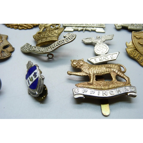 841 - British Army regimental cap badges