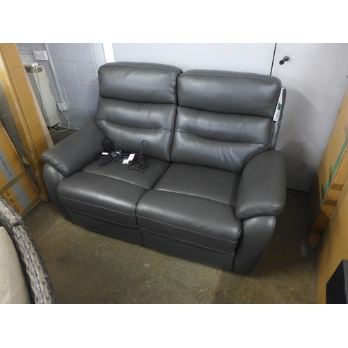 1445 - A Fletcher 2 seater leather power recliner sofa, original RRP £983.33 + vat (4180-31) *This lot is s... 