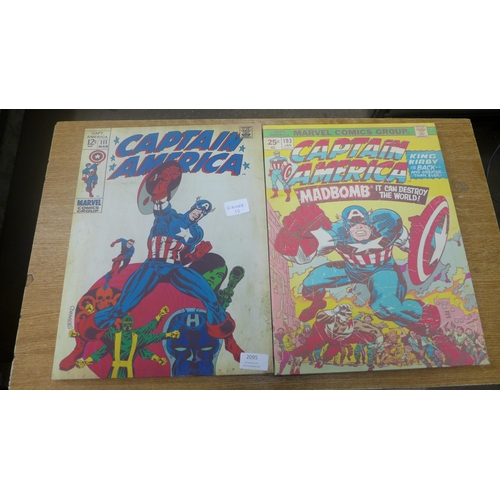 2095 - Two Captain American canvases