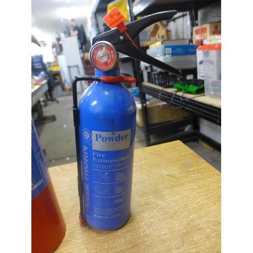 2098 - Two powder fire extinguishers