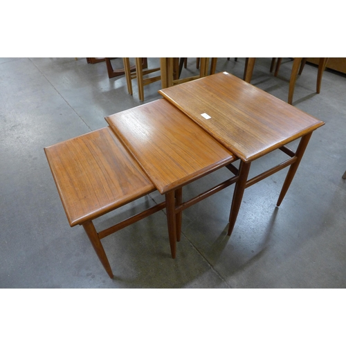 16 - A Danish teak nest of tables